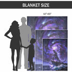 Galaxy Cosmic Dragon Antipilling Flannel Throwblanket - Nebula Sky & Ocean Cliff Fantasy Print, Ultra Soft, Warm, Breathable, Lightweight, Wrinkle Resistant, Ideal for Bedroom Decor, Holiday Gift, Fits Most Beds and Sofas (TikTok Shop Spring Glowup), Soft - View 7