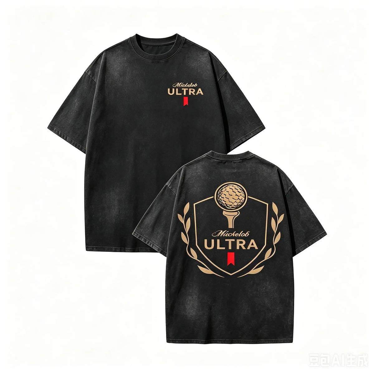 Michelob Ultra Golf Vintage Distressed T-Shirt for Women