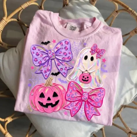 Comfort Colors Preppy Ghost Coquette Shirt Cotton Tee