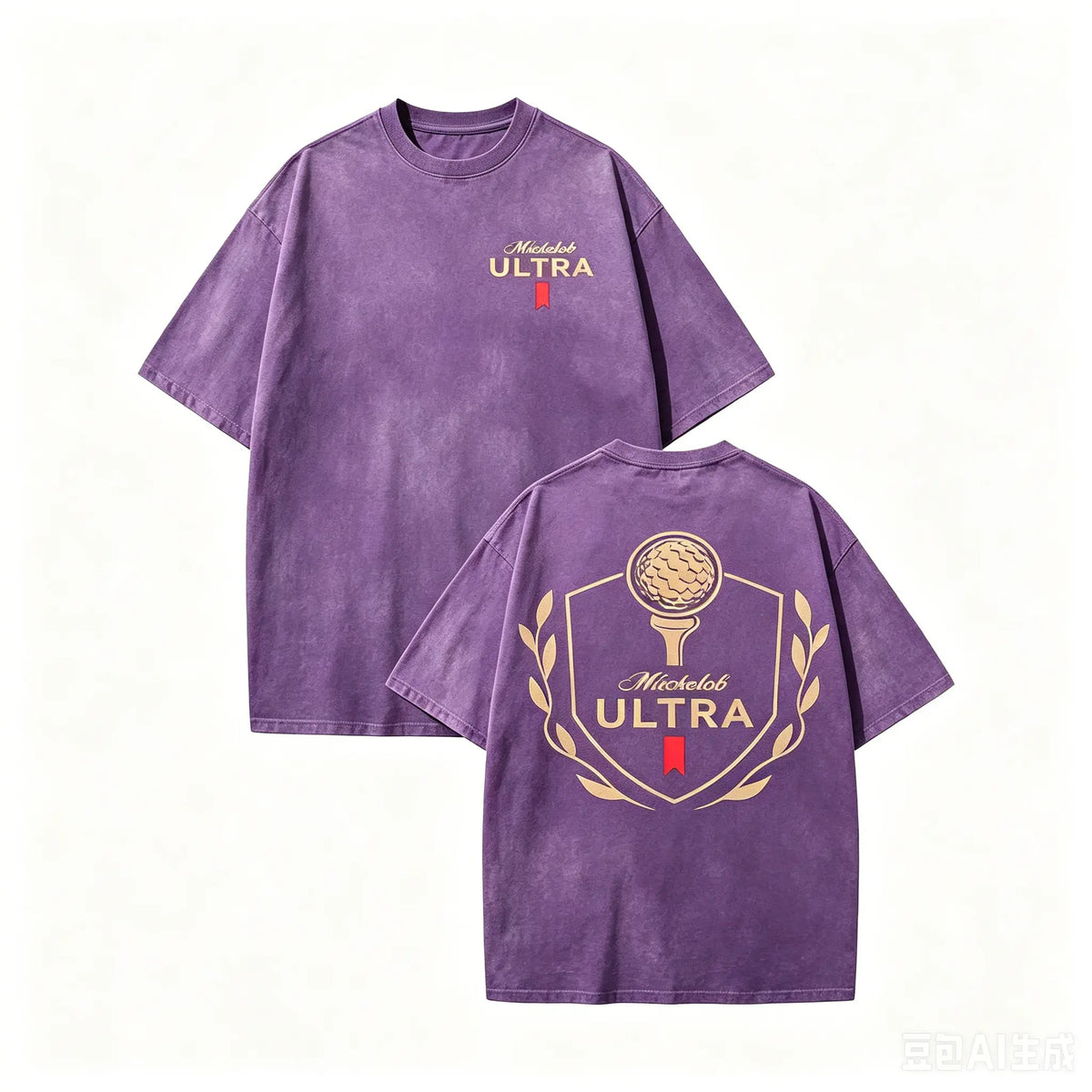 Michelob Ultra Golf Vintage Distressed T-Shirt for Women