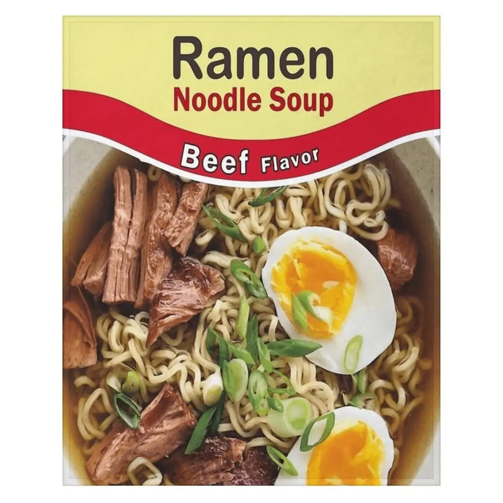 JOOCAR Instant Ramen Noodle Soup Beef Flavor Throw Blanket Fuzzy Plush Fleece Funny Food Blankets Soft Cozy Microfiber Flannel Travel Blanket for Couch Bed All Season Home Decor - View 1