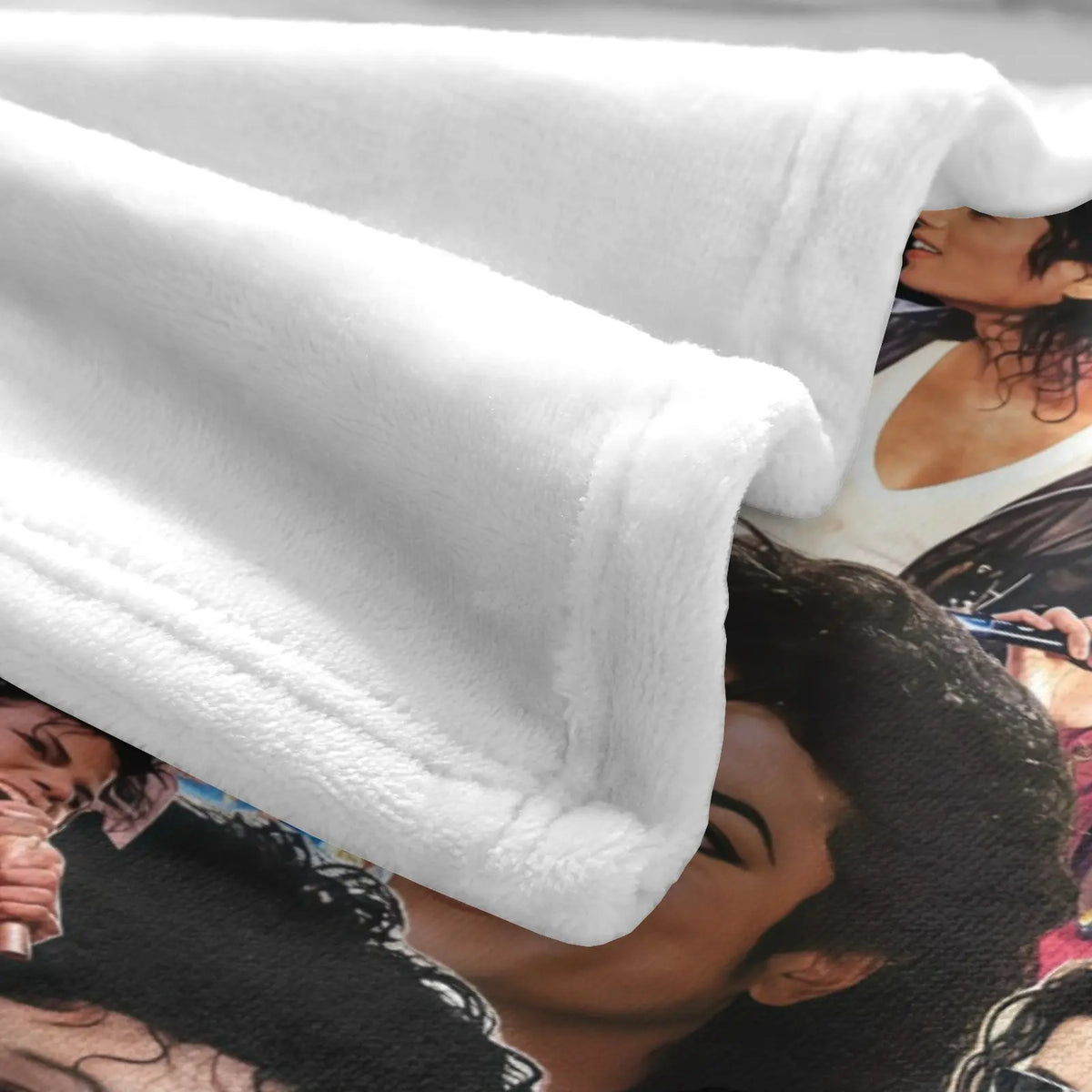 Michael Jackson Music Legend Fleece Throw Blanket - Fleece Fabric, Wrinkle-Resistant, Flannel Weave, Iconic Collage, HD Print, Durable, Breathable, Lightweight, Multi-Size (60in Option), All Seasons, for Adults’ Bed & Couch, Home & Travel - View 3