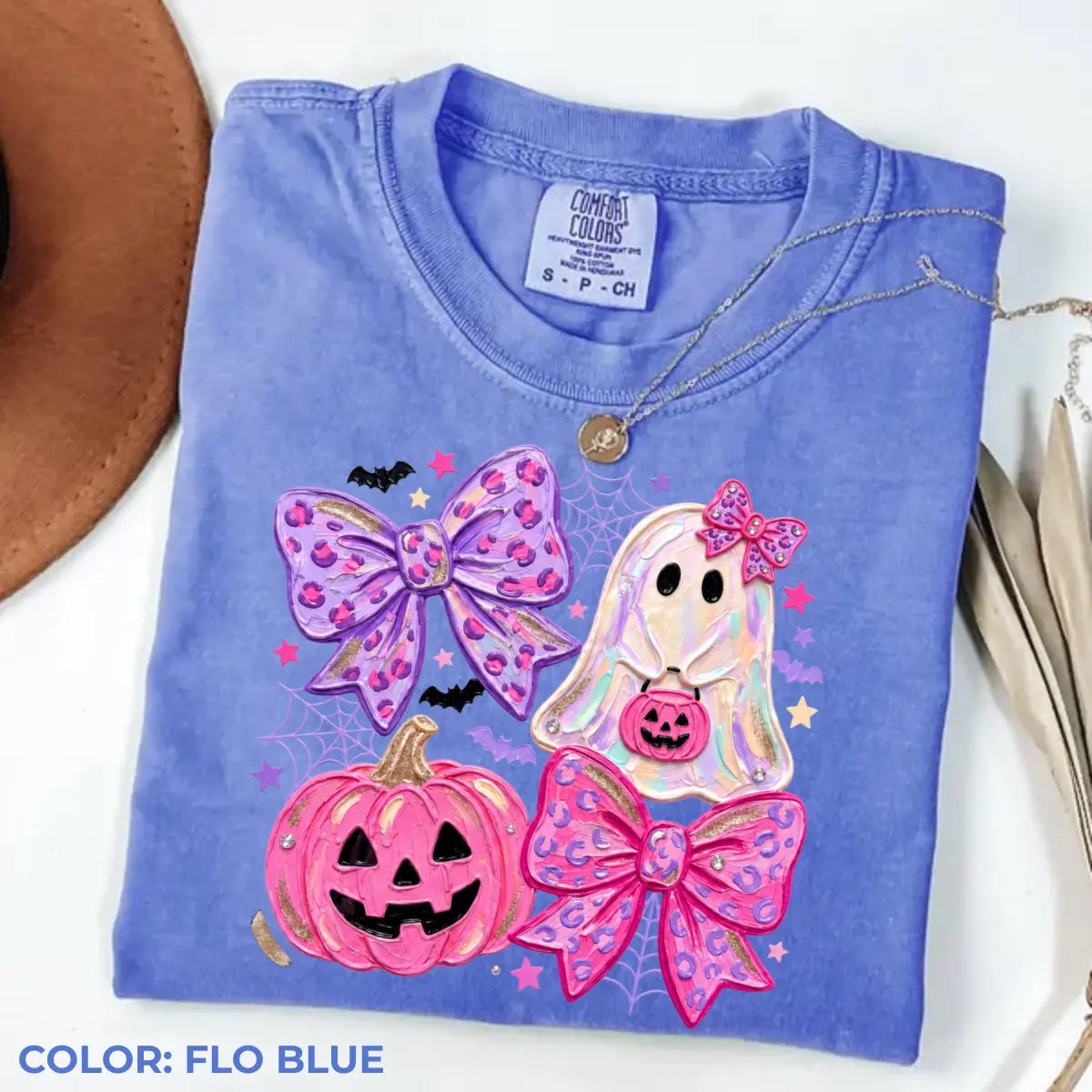Comfort Colors Preppy Ghost Coquette Shirt Cotton Tee