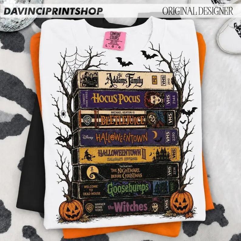 Comfort Colors Vintage Halloween Movie Shirt, Retro Tee