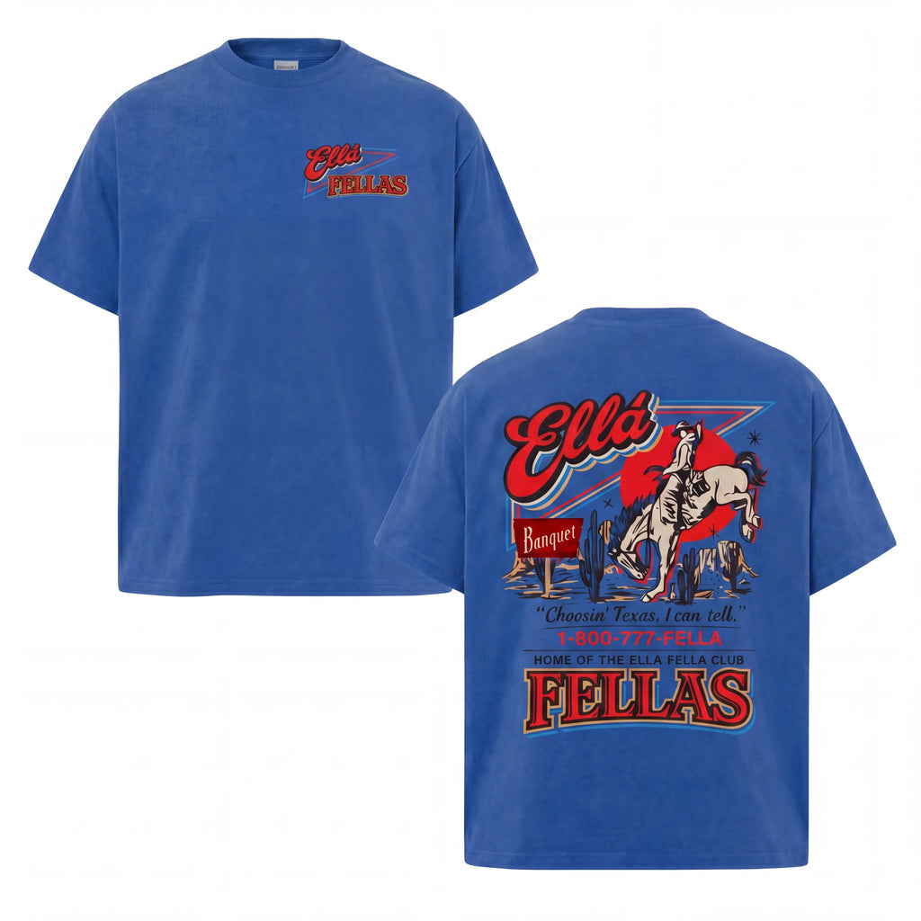 Ella Fella Club Shirt - Trendy Unisex Graphic Tee in Multiple Colors