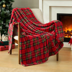 CGK | Holiday Plush Blanket - Ultra-Soft Festive Throw, Cozy Lightweight Christmas Bedding & Couch Blanket with Holiday Prints - View 9