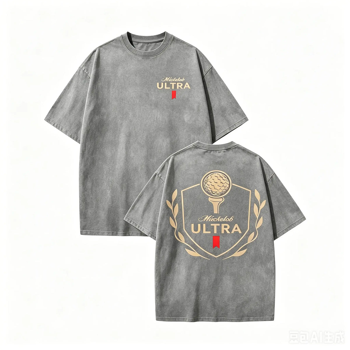 Michelob Ultra Golf Vintage Distressed T-Shirt for Women