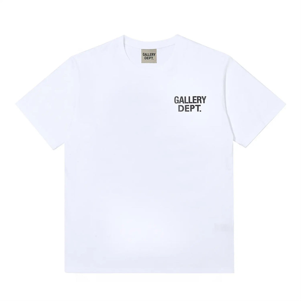 GALLERY DEPT Classic Letter Skull T-Shirt for Men & Women