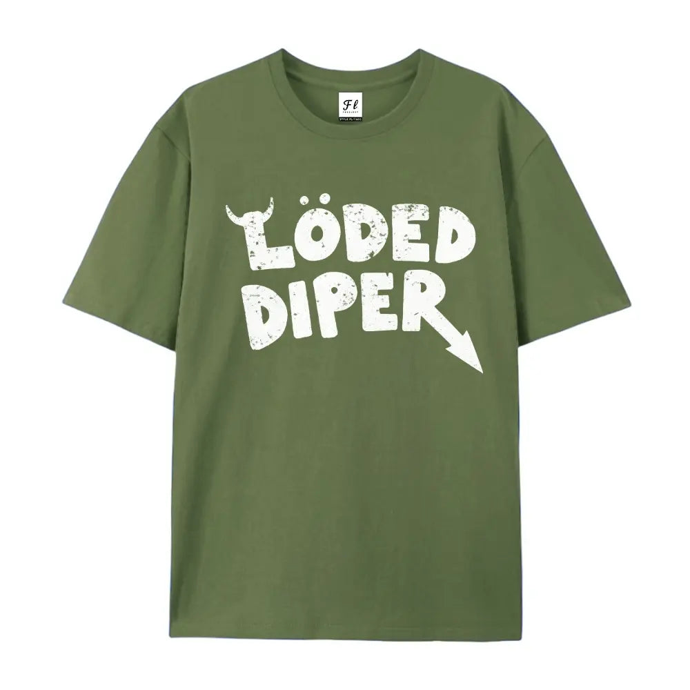 Unisex Heavyweight Cotton T-Shirt with Vintage Golf Design