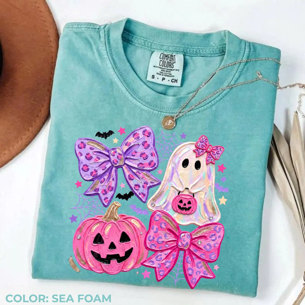 Comfort Colors Preppy Ghost Coquette Shirt Cotton Tee