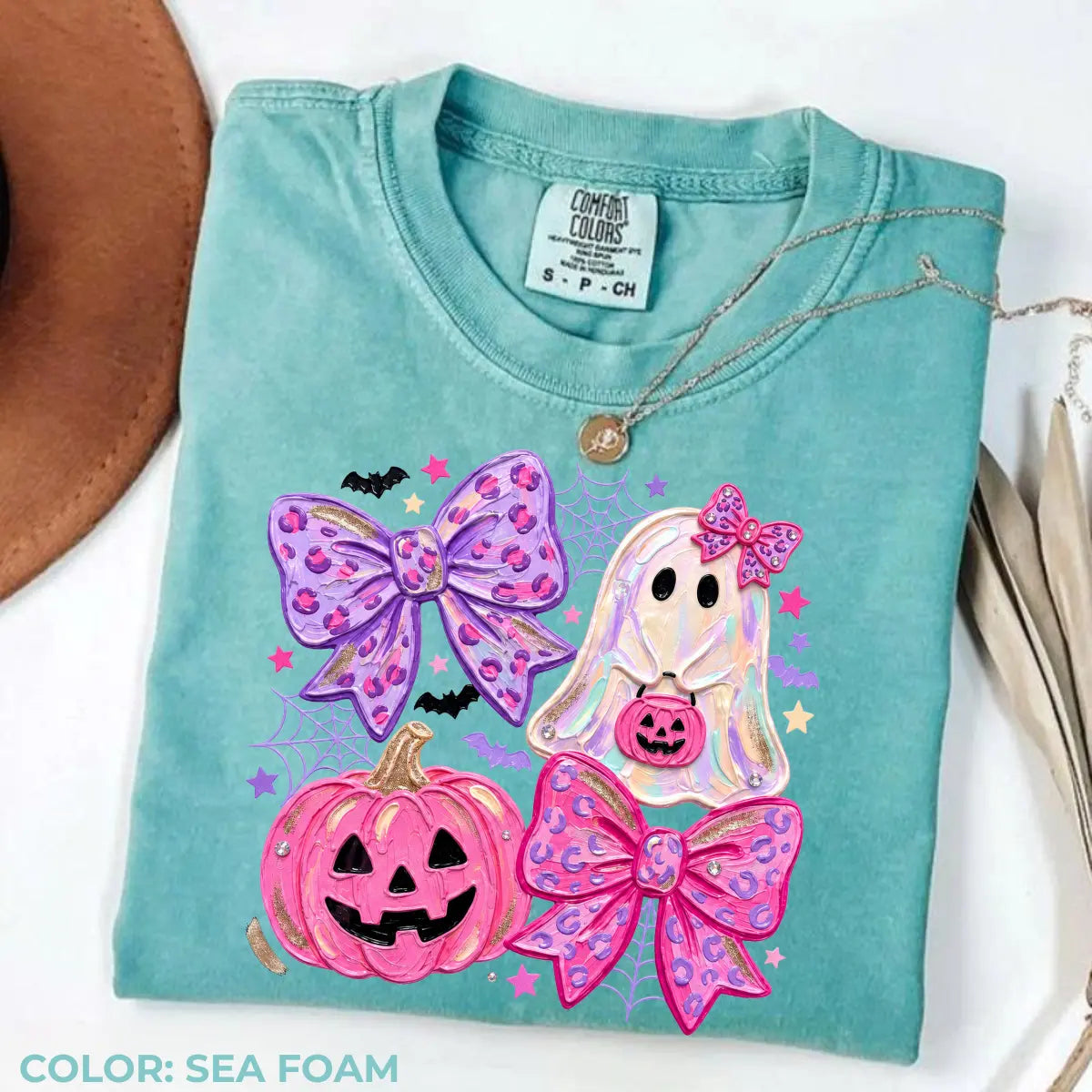 Comfort Colors Preppy Ghost Coquette Shirt Cotton Tee