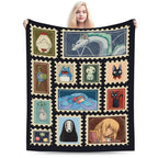 Studio Ghibli Anime Blanket Soft Funny Throw Blanket Cozy Lightweight Plush Portable Cover Blanket For Sofa,Warm Gift For Birthday,Christmas,Multiple Blanket - View 2