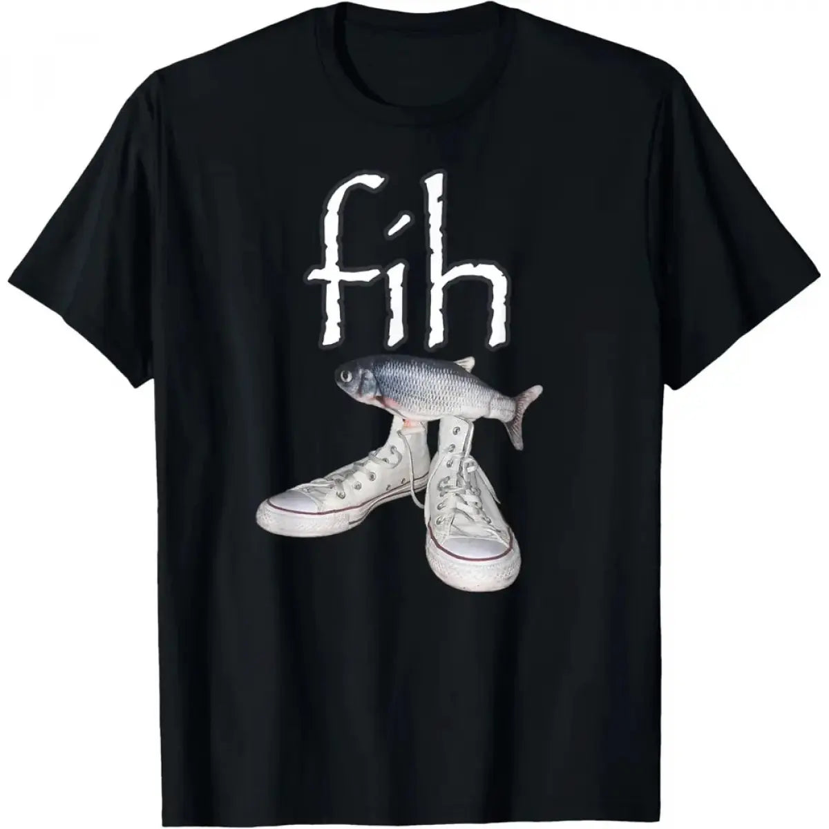 Fih Shoes Fish Funny Meme Calling Humor T-Shirt