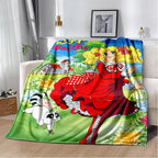2025 New Style Candy Candy Girl Cartoon Anime Soft Plush Blanket,Flannel Throw Blanket Polyester Blanket for Living Room Bedroom Sofa Kid Gift - View 10