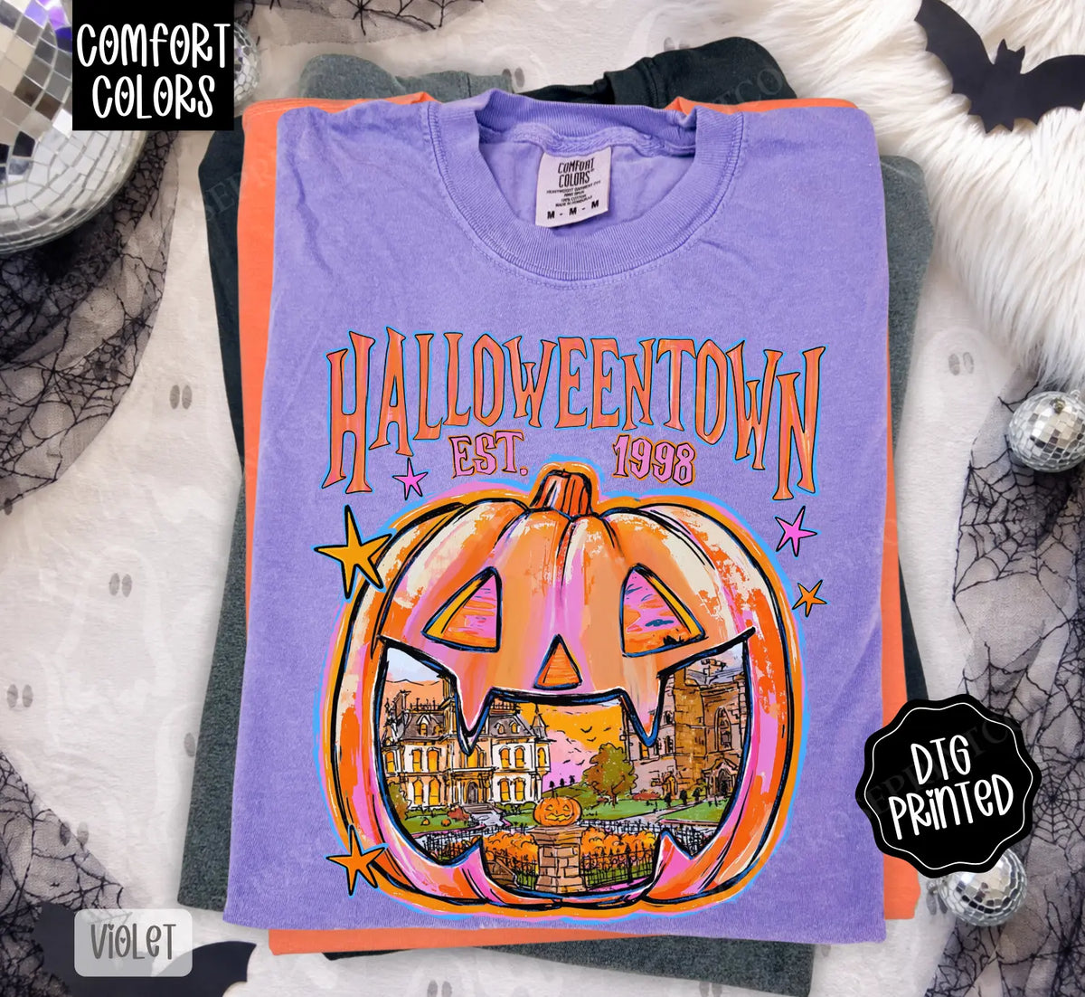 Halloweentown Comfort Colors Women’s Graphic Tee