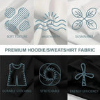 [A piece of clothing]Hubby Wifey Halloween Spooky Season Couple Matching Hoodies Casual Street Style Fleece Fabric Pullover Hooded Sweatshirt Tops Trendy for Women for Men - View 7