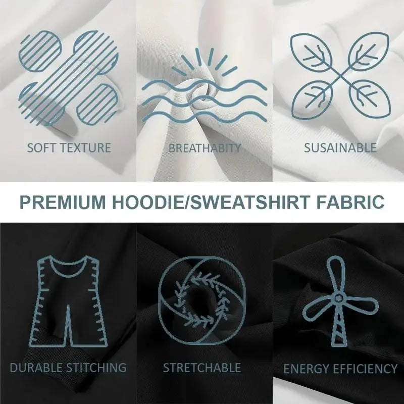 [A piece of clothing]Hubby Wifey Halloween Spooky Season Couple Matching Hoodies Casual Street Style Fleece Fabric Pullover Hooded Sweatshirt Tops Trendy for Women for Men - View 7