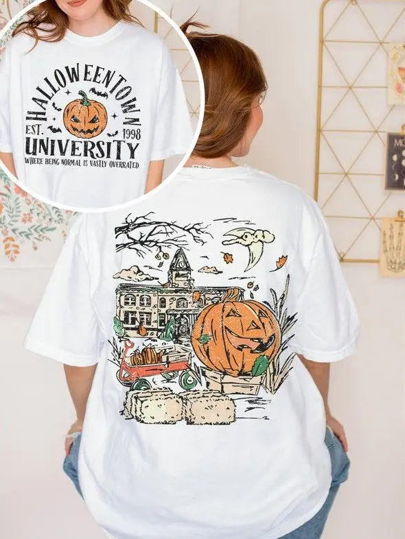 Halloweentown Est 1998 Back and Front T-Shirt Sweatshirt Hoodie for Women and Men