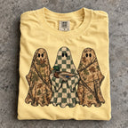 Hunting Season Ghosts Comfort Colors Camo Mallard Tee
