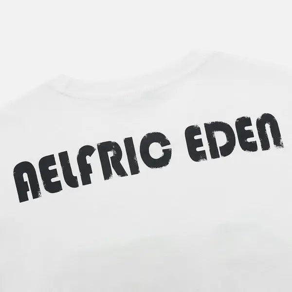Aelfric Eden Camo 10 Patch Oversized Tee Unisex Streetwear