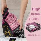 [Summer Sale Deals] Christian Bible Verse Blanket for Women Men, Inspirational Religious Gift for Him Her, 100% Polyester Flannel Blanket, One-Sided Print - View 5