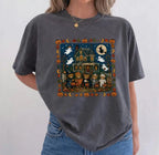 Comfort Colors 90s Bears Halloween Shirt, Trick or Treat Tee, Haunted House Graphic T-Shirt, Pumpkin Lover Spooky Season Gift - View 3