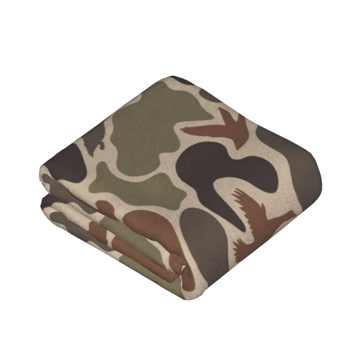 Vintage Duck Camo Blanket Retro Hunting Style Camouflage Throw for hunters outdoor Car Travel Home Gift for Men Women Adults - View 5