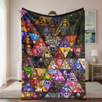 5 Nights at Freddy's (FNAF) Cartoon Character Flannel Throw Blanket - 60×80 in XL Bedding Cover, Lightweight, Cozy, Soft, Durable, Wrinkle-Resistant, Smooth Texture, Breathable, Vivid Dye, Ideal for Home/Indoor/Bedroom, Gifts, All Seasons, Halloween - View 1