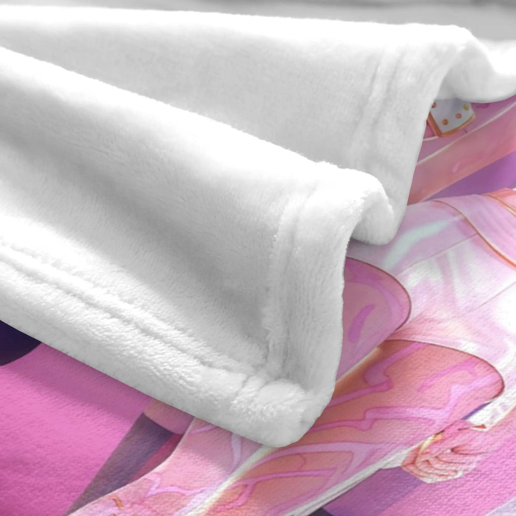 K-Pop Hunter Comfortable Flannel Blanket - A stylish, soft, and warm living room and bedroom decorative blanket suitable for both children and adults. This dreamy K-Pop flannel blanket adds warmth and style to your space. The perfect gift for K-Pop fans. - View 5
