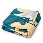Snorlax Cartoon Blanket Ultra Air-conditioning quilt, soft and thin style Flannel Throw Blanket Warm Cozy Fleece Blankets Gifts for Kids Boys Girls Travelling Camping Sofa Bed 50"x40" - View 4