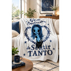 Soft Flannel Warmth & Relax Throw Blanket with Mañana Será Bonito Graffiti Art, Cartoon Pattern, Machine Washable - Ideal for Home Bedroom, Outdoor Camping, Warmth Throws, Relax Throws - View 5