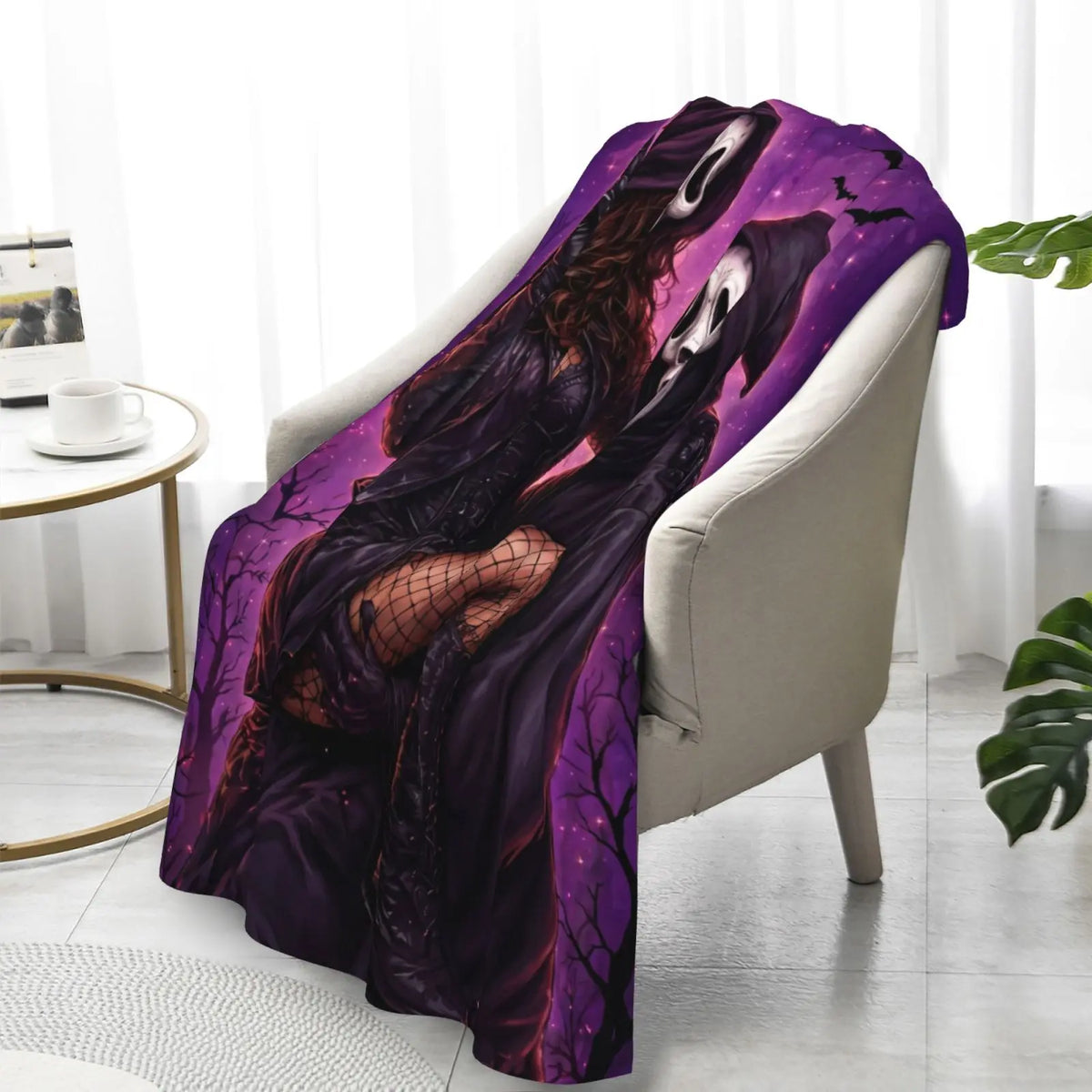 Halloween-M Blanket All Season Sofa Bedroom Chairs Dorm Couch Camping Soft Warm Cozy Bed Fleece Throw Gift for Men Women Boy Girl - View 18