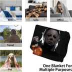 SPXUBZ Blanket Halloween Blanket Horror Movie Blanket Flannel Fleece Throw Blanket for Kids Adults Bedding - View 5