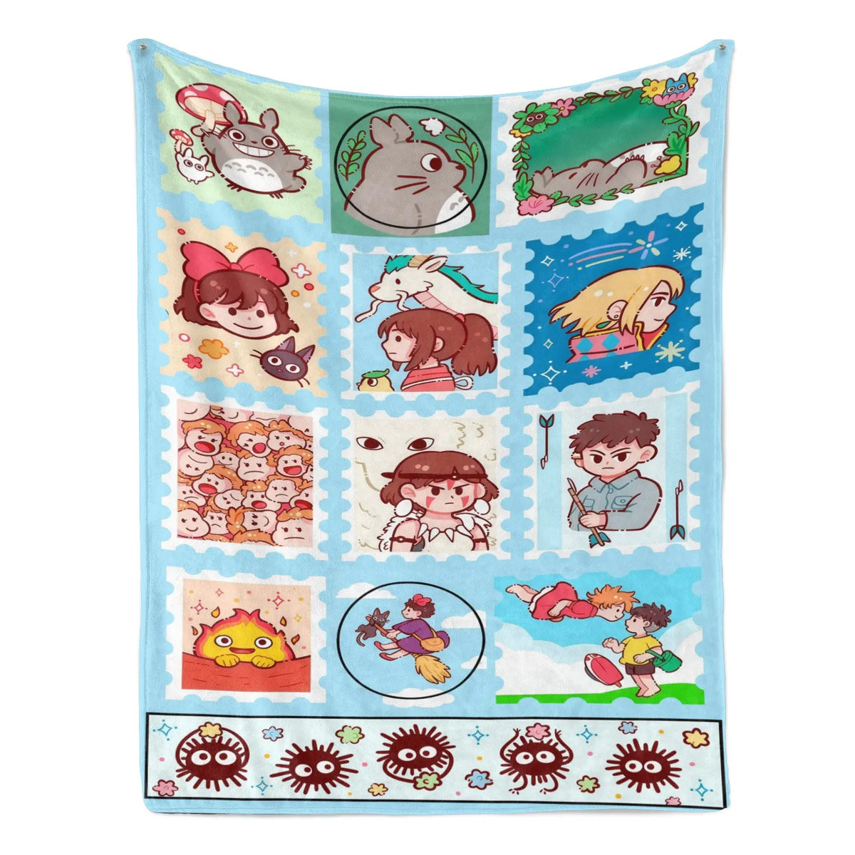 Studio Ghibli Anime Blanket Soft Funny Throw Blanket Cozy Lightweight Plush Portable Cover Blanket For Sofa,Warm Gift For Birthday,Christmas,Multiple Blanket - View 14