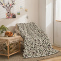 Retro Camouflage Pattern Cooling Bedding Blanket - 280GSM Polyester Soft Flannel, Digital Print, Wrinkle Resistant, Fade Proof, Lightweight, Machine Washable, All-Seasons for Bed, Camping - View 1