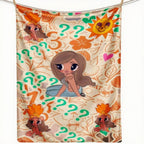 Soft Flannel Warmth & Relax Throw Blanket with Mañana Será Bonito Graffiti Art, Cartoon Pattern, Machine Washable - Ideal for Home Bedroom, Outdoor Camping, Warmth Throws, Relax Throws - View 2