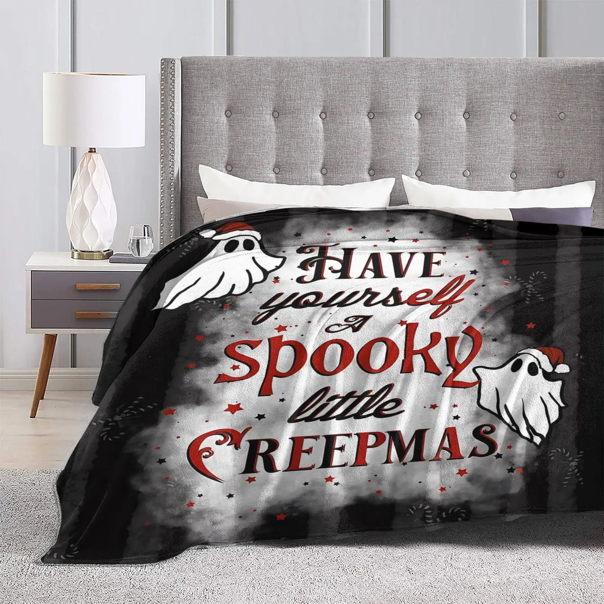 Halloween-M Blanket All Season Sofa Bedroom Chairs Dorm Couch Camping Soft Warm Cozy Bed Fleece Throw Gift for Men Women Boy Girl - View 4