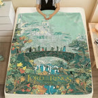Lord Of The Rings Flannel Throw Middle Earth Landscape Ultra Soft Warm Fabric All Season Comfort Perfect For Sofa Bed nap Chair Decor Durable Machine Washable Long Lasting Quality blankets ultra-soft throw blanket - View 1