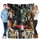 Michael Jackson Music Legend Fleece Throw Blanket - Fleece Fabric, Wrinkle-Resistant, Flannel Weave, Iconic Collage, HD Print, Durable, Breathable, Lightweight, Multi-Size (60in Option), All Seasons, for Adults’ Bed & Couch, Home & Travel - View 9