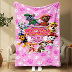 Paw Patrol Blanket, Soft Warm Plush Throw for Kids & Adults, Perfect Gift for Movie Nights, Home Decor, Daily Use - View 1