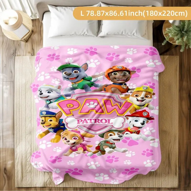 Paw Patrol Blanket, Soft Warm Plush Throw for Kids & Adults, Perfect Gift for Movie Nights, Home Decor, Daily Use - View 6