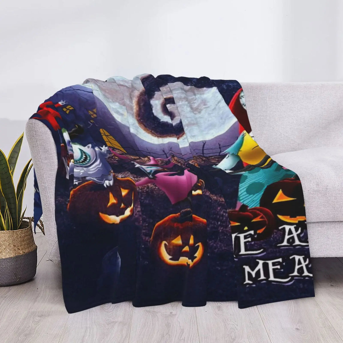 SPXUBZ Christmas Movie Blanket Soft Warm Cartoon Flannel Throw Blanket Lightweight Car Sofa Bedroom Blankets Gifts for Kids Young Adults Men Women Boy Girl - View 2