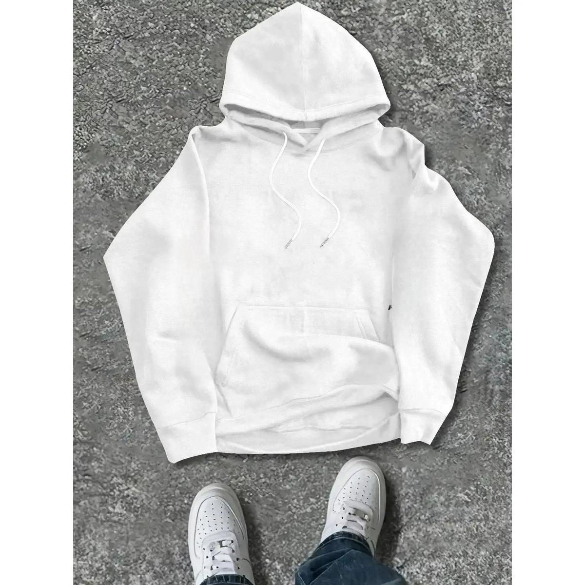 Men's Demon & Angel Print Hoodie, Warm and Comfortable Goth Sweatshirt for Fall & Winter, Casual Wear, Suitable for Wearing Alone or Layering, Graphic Hoodies, Gothic Printed Hoodie, Gothic Style Hoodie, Hooded Sweatshirts - View 4