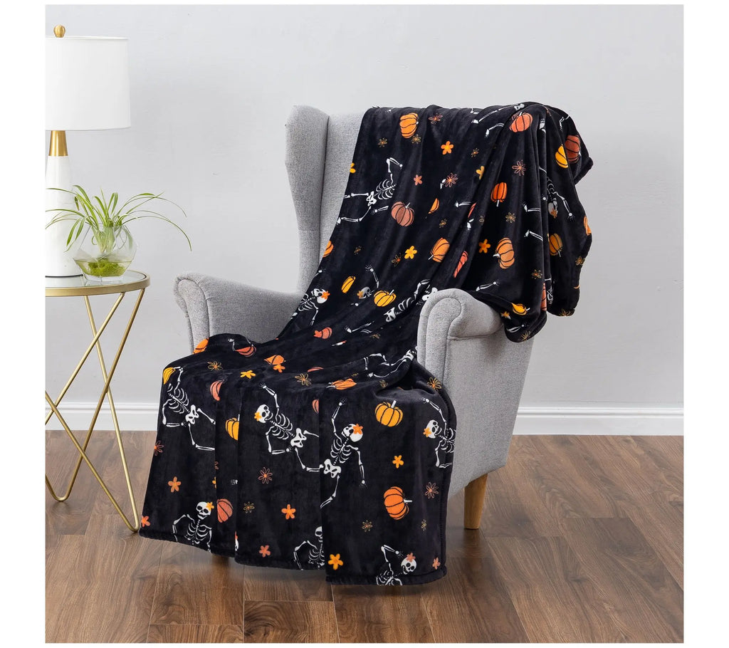 Berkshire Halloween Printed Plush 60x70 Throw - View 3