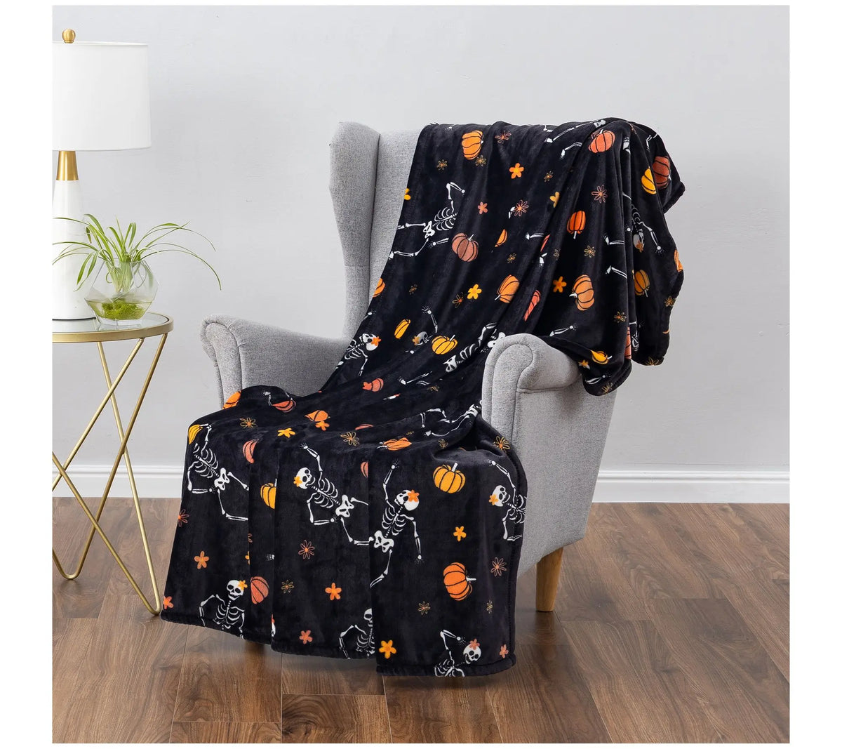 Berkshire Halloween Printed Plush 60x70 Throw - View 3