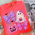 Comfort Colors Preppy Ghost Coquette Shirt Cotton Tee