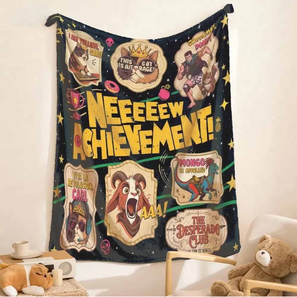 Dungeon Crawler Carl Flannel Throw Blanket Soft Funny Throw Blanket Cozy Lightweight Plush Portable Cover Blanket For Sofa,Warm Gift For Birthday,Christmas,Multiple Blanket - View 12