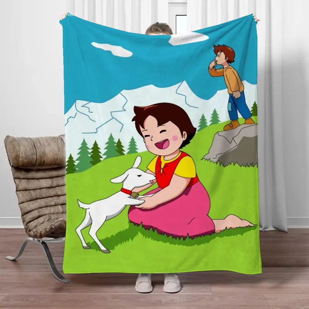 Blankets for Decorative Sofa Blanket for Sofas Heidi Friend Bed Throw Character Blanket King Size Luxury Blankets and Throws - View 7
