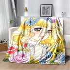 2025 New Style Candy Candy Girl Cartoon Anime Soft Plush Blanket,Flannel Throw Blanket Polyester Blanket for Living Room Bedroom Sofa Kid Gift - View 22