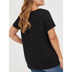 Women's Short-Sleeve Round Neck Print Sports Top - Spooky Cute Halloween Style, Soft Breathable, Ghost & Blue Pumpkin Graphic for Fall Daily Wear & Halloween Parties